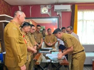 Koperindag Tanggamus Gandeng PT Lingga Teknik Utama, Pedagang Pasar Talang Padang Digratiskan Sewa 6 Bulan