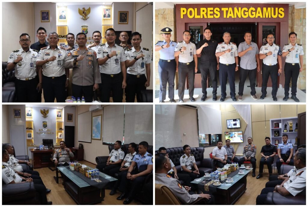 Kalapas Kota Agung Perkuat Sinergi dengan Polres Tanggamus, Bahas Keamanan hingga Pertukaran Informasi