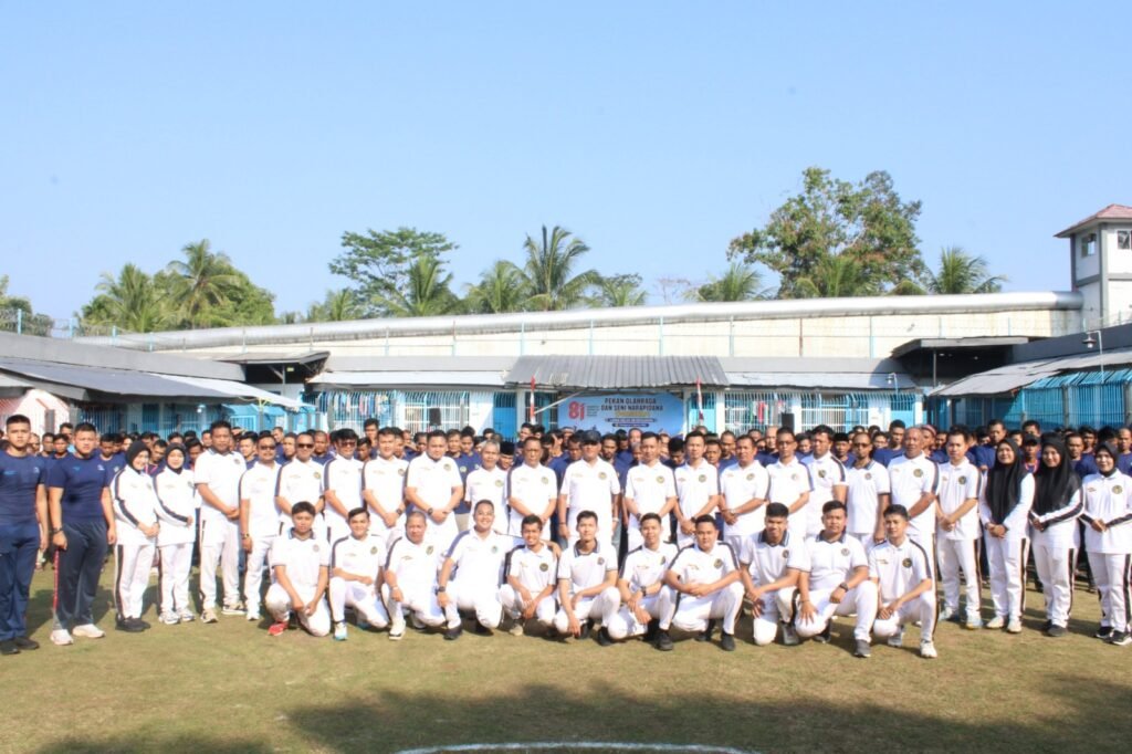 PORSENAP 2026 Resmi Dibuka, Kobarkan Semangat Kemerdekaan dan Sportivitas di Lapas Kota Agung