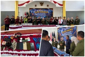 Sinergi TNI, Polri dan BNNK, Lapas Kota Agung Perkuat Pengawasan Warga Binaan